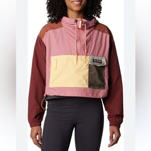 Columbia Women's Painted Peak Cropped Wind Jacket women’s size XS